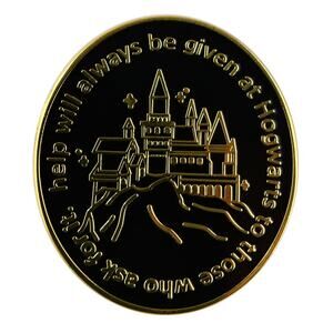 Harry Potter Hogwarts Dumbledore Help Quote Enamel Pin 389-2